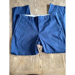 Express Producer Mens Pants Size 33X30 dark Blue Grey Modern Fit Pockets